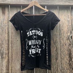 Tattoos and Whiskey Tee